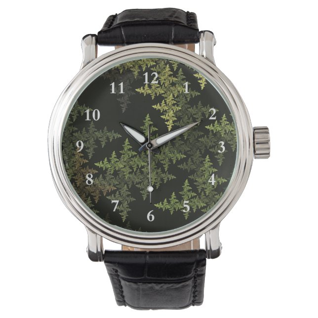 Fraktal Camouflage Armbanduhr (Vorderseite)