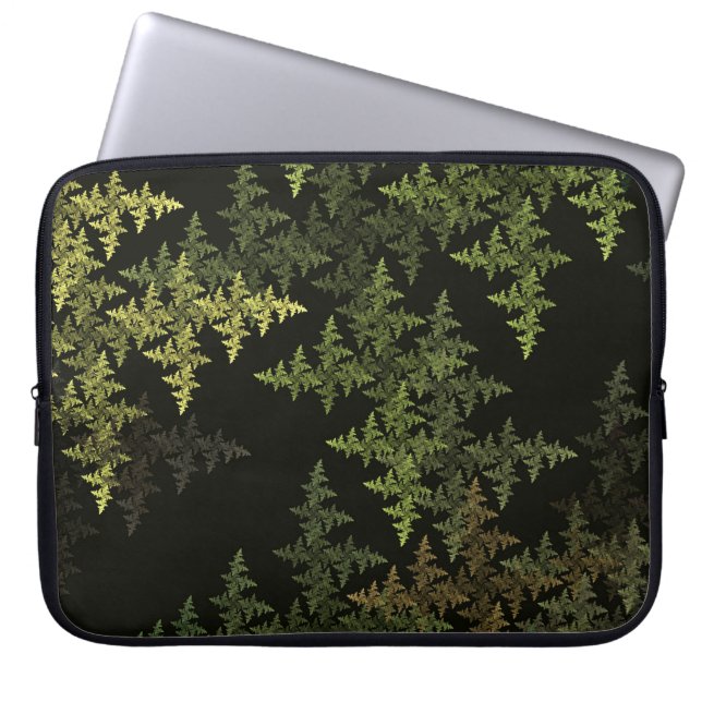 Fraktal Camouflage Laptopschutzhülle (Vorderseite)