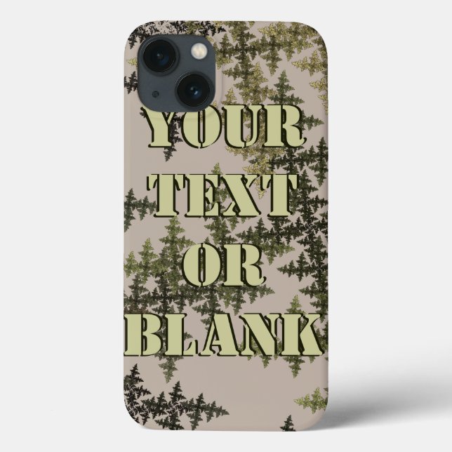 Fraktal Camouflage - Sommer Case-Mate iPhone Hülle (Rückseite)
