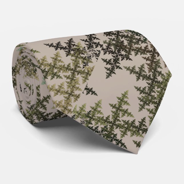 Fraktal Camouflage - Sommer Krawatte (Gerollt)