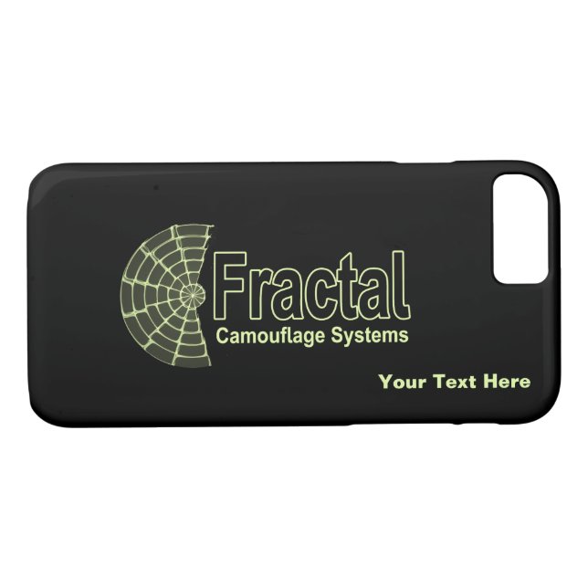 Fraktal Camouflage Systems Logo Case-Mate iPhone Hülle (Rückseite (Horizontal))