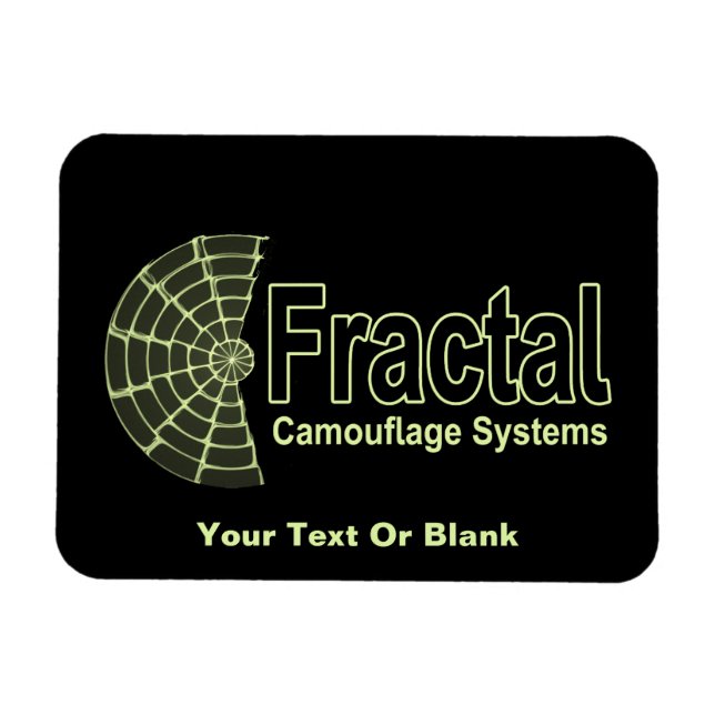 Fraktal Camouflage Systems Logo Magnet (Horizontal)