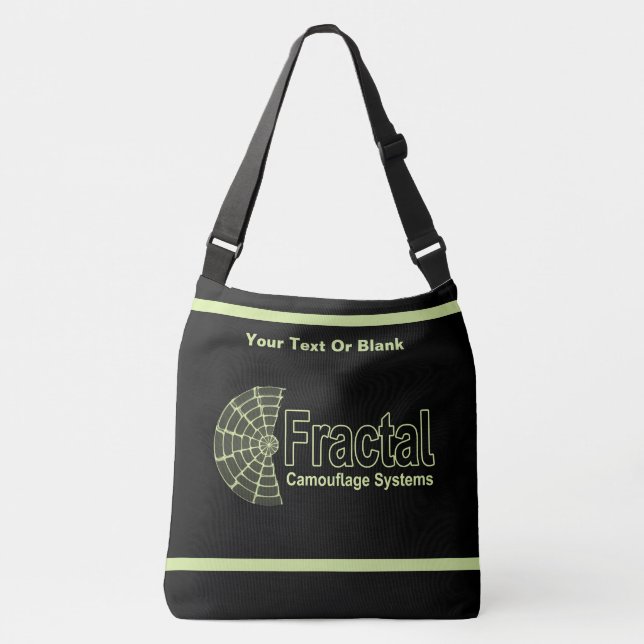 Fraktal Camouflage Systems Logo Tragetaschen Mit Langen Trägern (Vorderseite)
