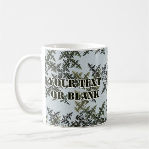 Fraktal Camouflage - Winter Kaffeetasse