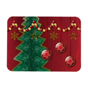 Fraktal Celebration Christmas Flexible Magnet