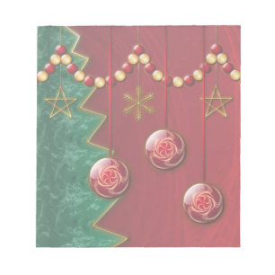 Fraktal Celebration Christmas Notepad Notizblock