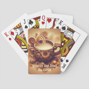 Fraktal Coffee Reverie Spielkarten