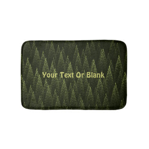 Fraktal Conifer Forest Badematte
