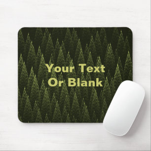 Fraktal Conifer Forest Mousepad