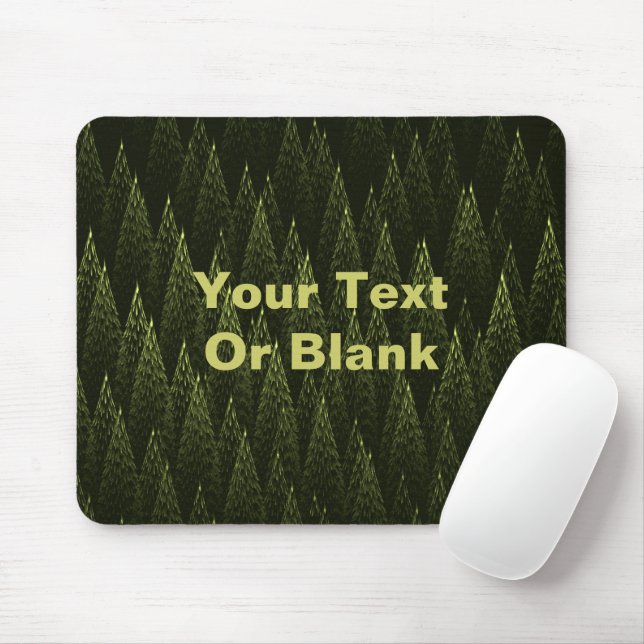 Fraktal Conifer Forest Mousepad (Mit Mouse)