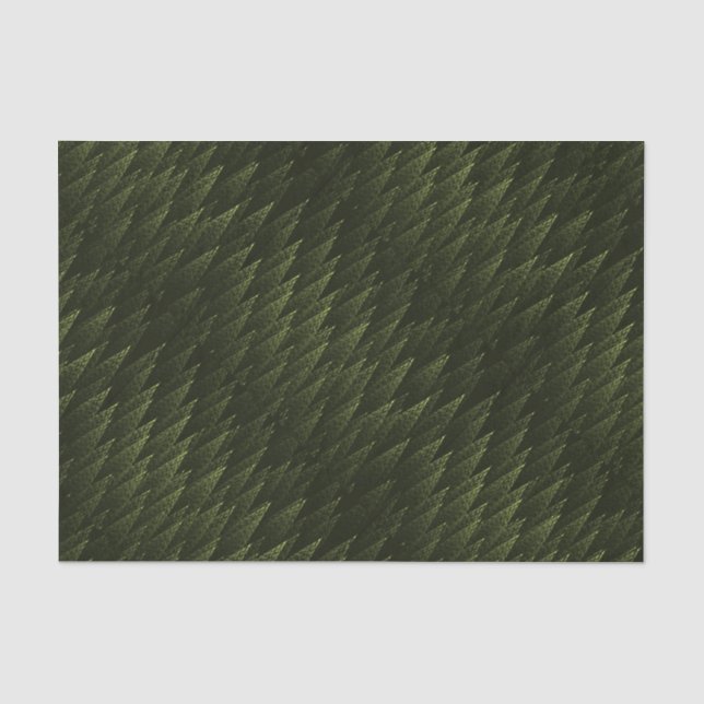 Fraktal Conifer Forest Seidenpapier (Vorderseite)