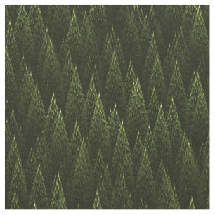 Fraktal Conifer Forest Stoff