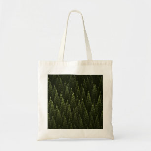 Fraktal Conifer Forest Tragetasche