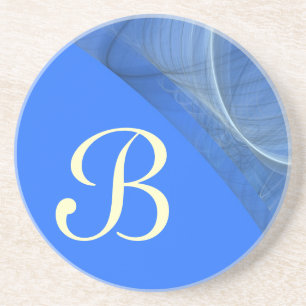 Fraktal Corner Series-11-Blue Untersetzer-1 Untersetzer