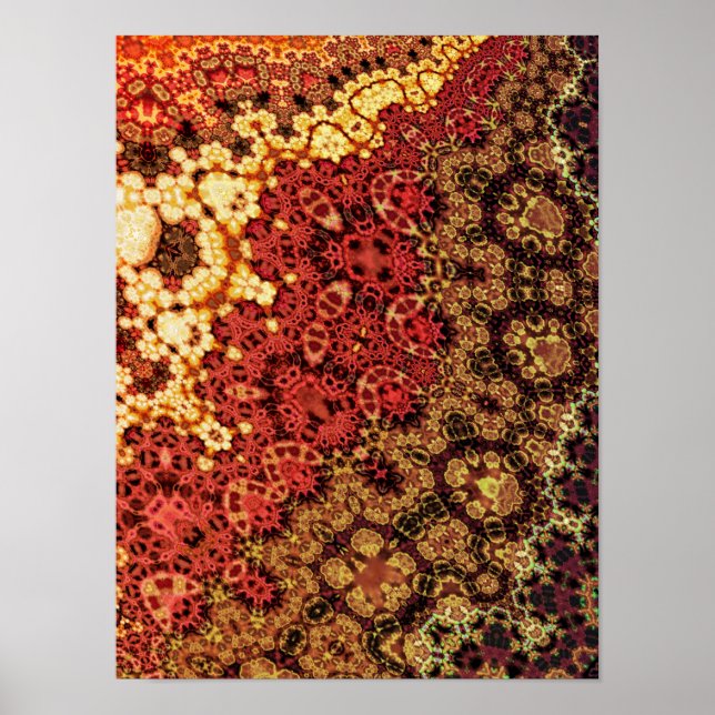 Fraktal Crochet Pattern Poster (Vorne)