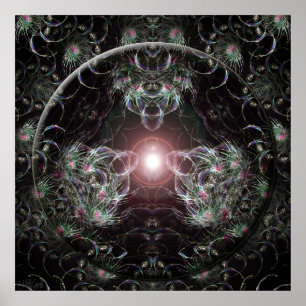 Fraktal Dreamcatcher Poster