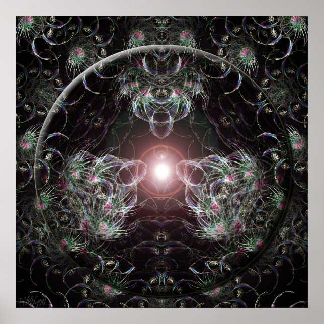 Fraktal Dreamcatcher Poster (Vorne)