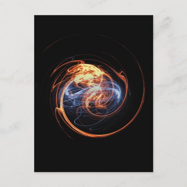 Fraktal eins postkarte (Vorderseite)