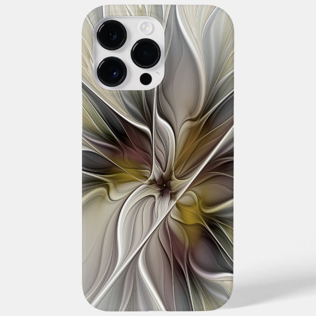 Fraktal, Fantasy-Blume mit Erdfarben Case-Mate iPhone 14 Pro Max Hülle (Rückseite)