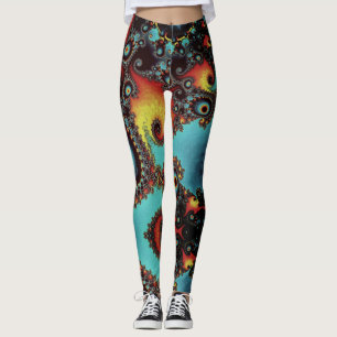 Fraktal Fantasy-Leggings Leggings