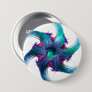 Fraktal Fantasy Wirbel Abzeichen Button