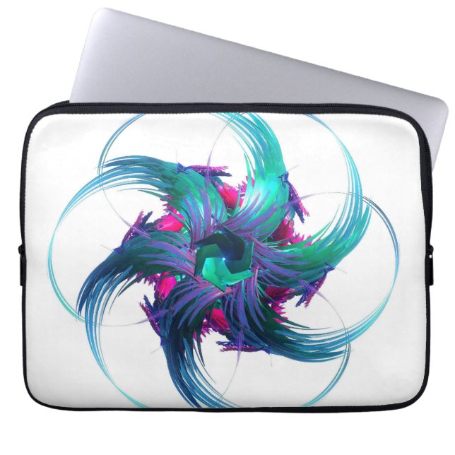 Fraktal Fantasy Wirbel Notebook-Tasche Laptopschutzhülle (Vorderseite)