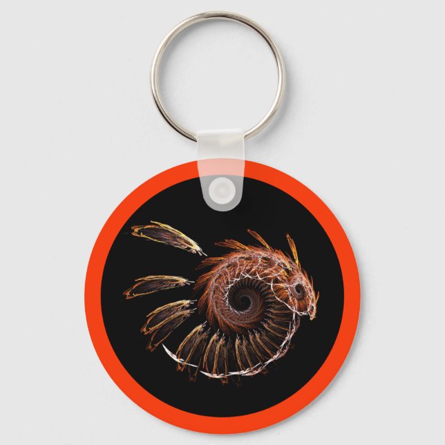 Fraktal Firebird Schlüsselanhänger (Vorderseite)