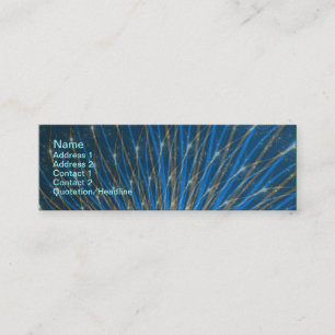 Fraktal Fireworks Business Card Mini Visitenkarte