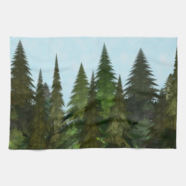 Fraktal Firs Handtuch (Horizontal)