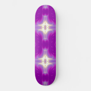 FRAKTAL FLAME, violett lila rosa Skateboard