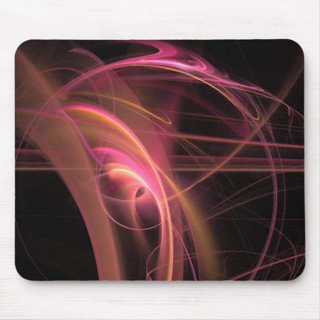 Fraktal Flamme Abstrakt 03 Mousepad (Vorne)