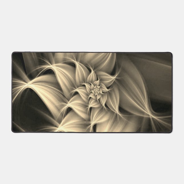 Fraktal für phantastische Blume Schreibtischunterlage (Vorderseite)