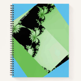 Fraktal Garden Limon & Lagune Notizbuch