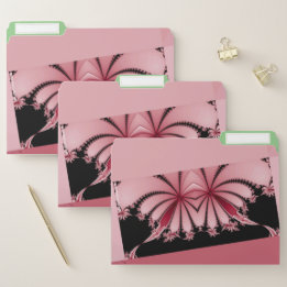 Fraktal Garden orchid & mantis Set von Dateifächer Papiermappe