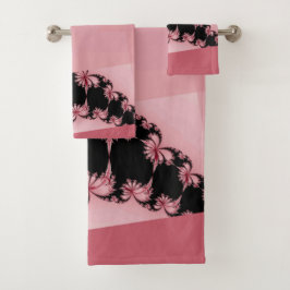 Fraktal Garden Rose Badhandtuch Set