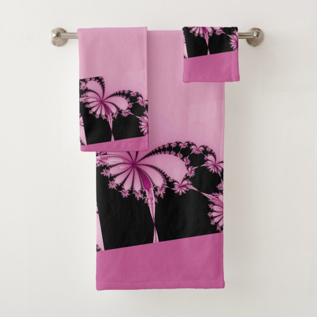 Fraktal Garden Rosen Wasser Handtuch Badhandtuch Set (Insitu)