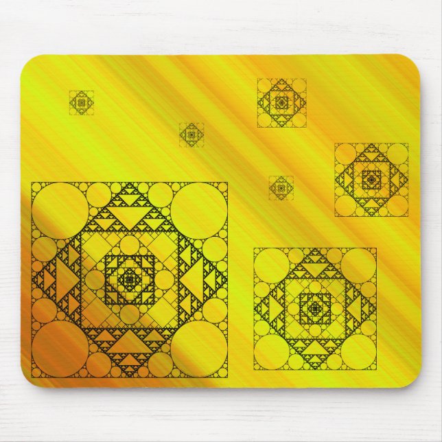 Fraktal Geometry Mousepad (Vorne)
