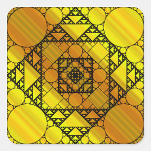 Fraktal Geometry Sticker