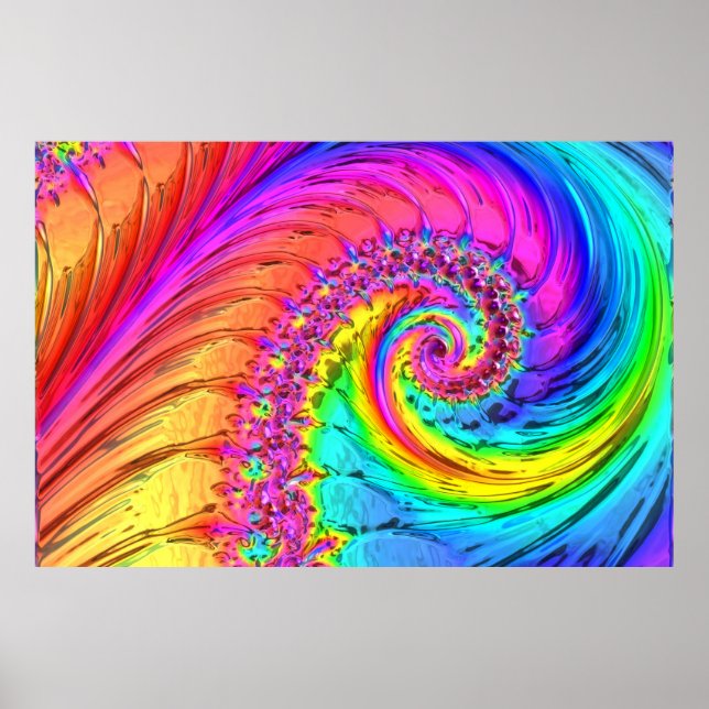 Fraktal Glass 6 Poster (Vorne)