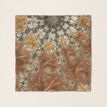 Fraktal Gold Bronze dunkler Stern