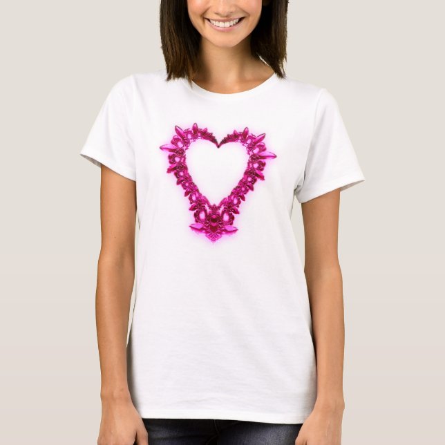 Fraktal-Herz T-Shirt (Vorderseite)