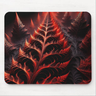 Fraktal-Highlights Rot-Mandelbrot Mousepad