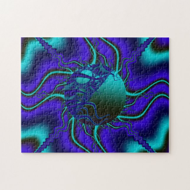 Fraktal-himmlischer Bereich-Puzzlespiel (Horizontal)