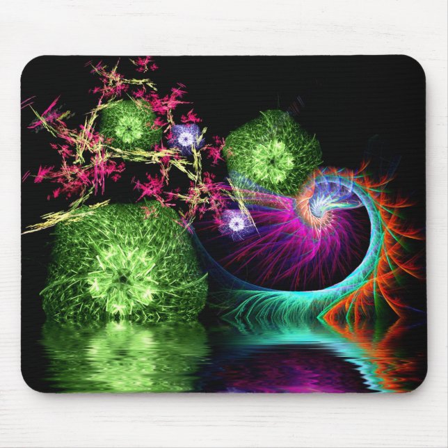 Fraktal Holiday Arrangement Mousepad (Vorne)