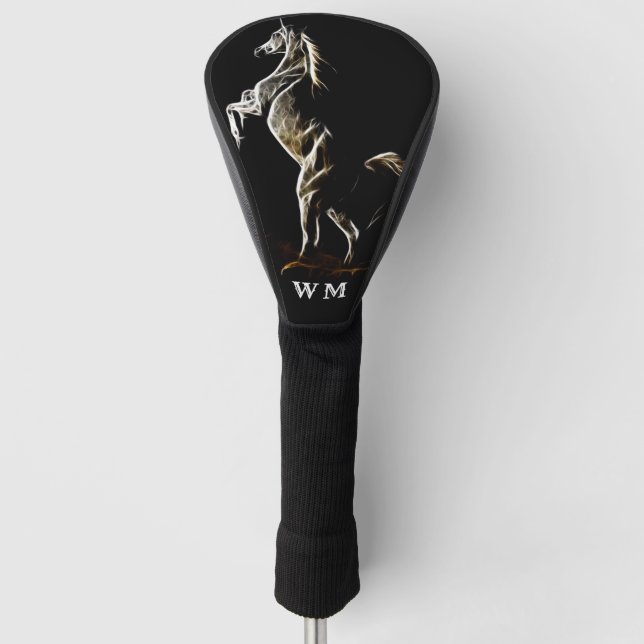 Fraktal Horse Golf Head Cover Headcover (Vorderseite)