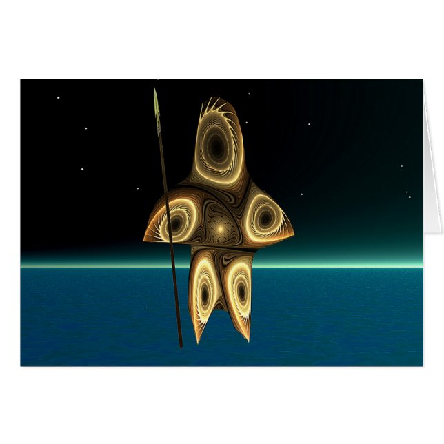 Fraktal Inuit Hunter (Vorderseite (Horizontal))