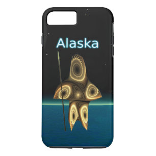 Fraktal Inuit Hunter - Alaska Case-Mate iPhone Hülle