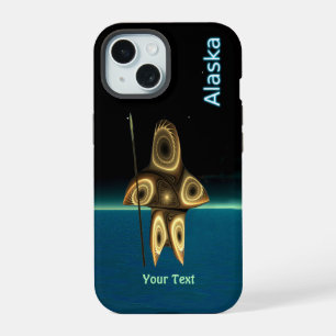 Fraktal Inuit Hunter - Alaska OtterBox iPhone Case iPhone 15 Hülle