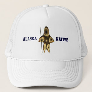 Fraktal Inuit Hunter - Alaska-Ureinwohner Truckerkappe