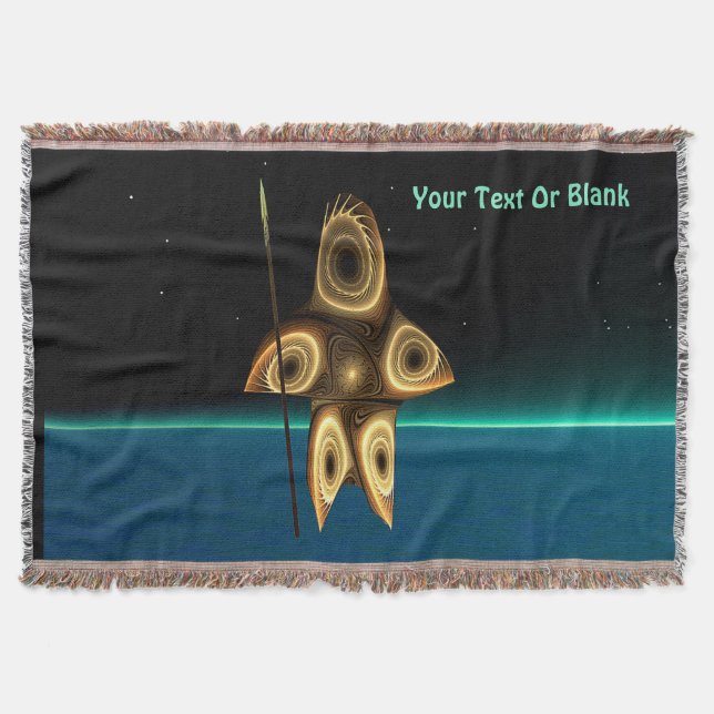 Fraktal Inuit Hunter Decke (Vorderseite)